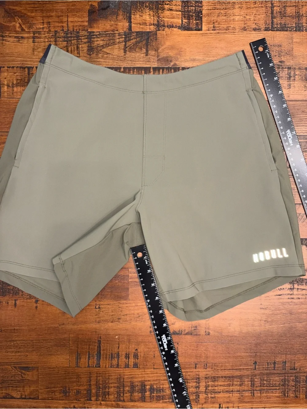 NOBULL Olive Green Men's Performance Shorts